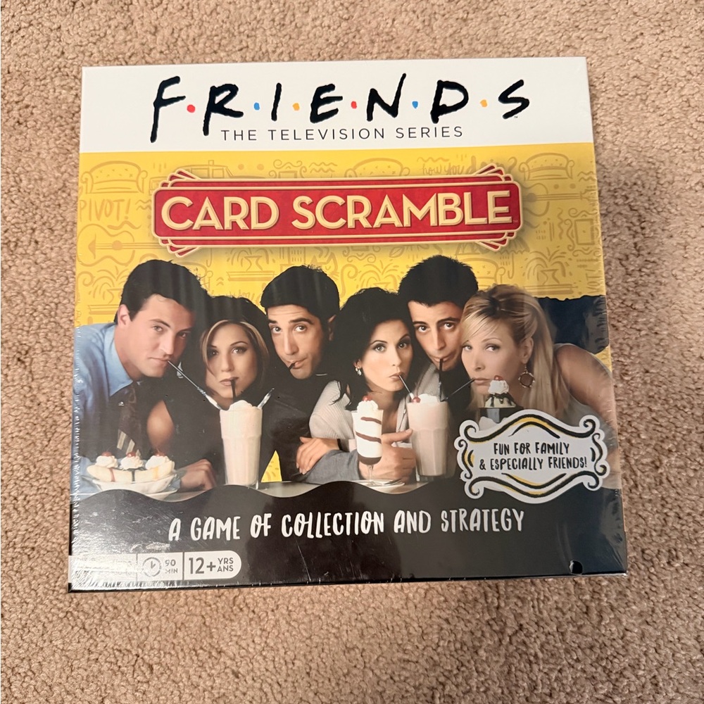 FRIENDS Card Scramble Game - Yellow and Black